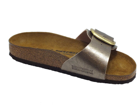 Birkenstock Birkenstock Sandali zeppa bassa Donna 1016237 Madrid Big Buckle Graceful Taupe sintetico beige Taupe