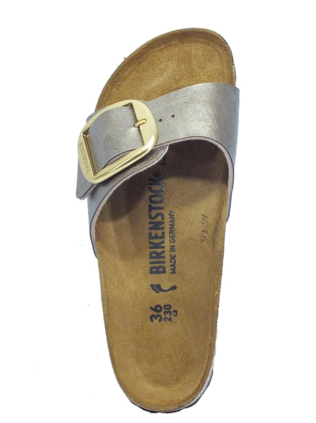 Birkenstock Birkenstock Sandali zeppa bassa Donna 1016237 Madrid Big Buckle Graceful Taupe sintetico beige Taupe