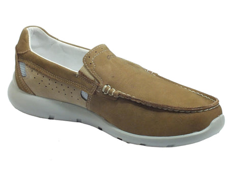 Grisport Grisport Mocassini Uomo 43908T 15 Sabbia Tapiro Stampato pelle beige Sabbia Tapiro Stampato
