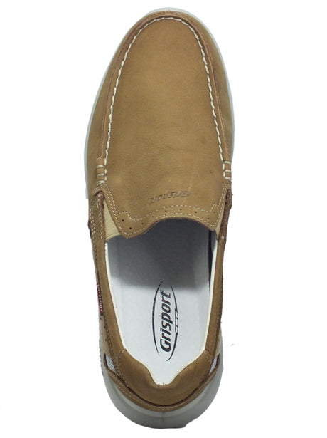 Grisport Grisport Mocassini Uomo 43908T 15 Sabbia Tapiro Stampato pelle beige Sabbia Tapiro Stampato