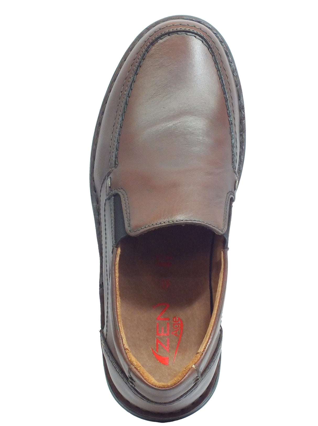 Zen Zen 276767 Ocra Mocassini per Uomo in pelle con Flex Light Eco Friendly Memory Confort Ocra