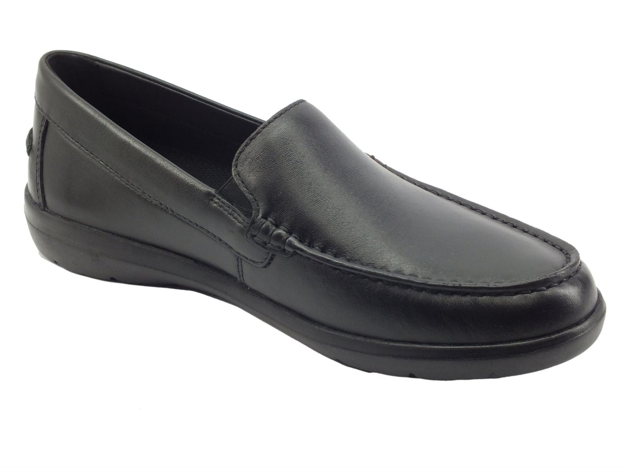 Geox Geox Leitan Nappa U043QE Black Mocassini per Uomo in pelle Nera Black