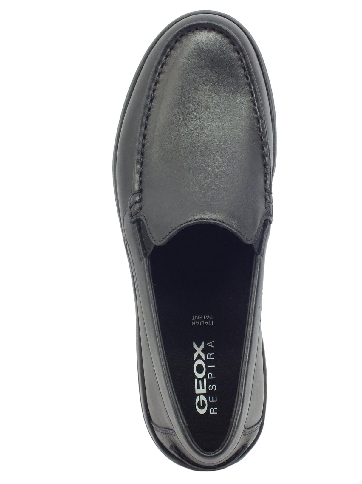 Geox Geox Leitan Nappa U043QE Black Mocassini per Uomo in pelle Nera Black
