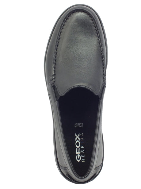 Geox Geox Leitan Nappa U043QE Black Mocassini per Uomo in pelle Nera Black