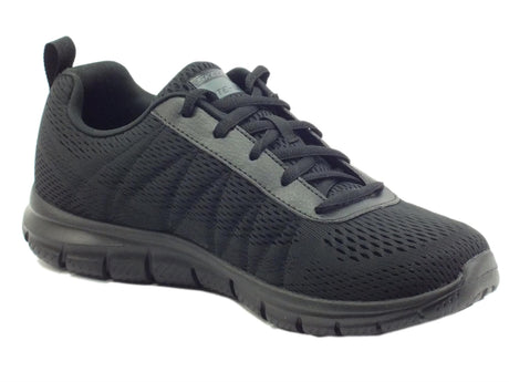 Skechers Skechers Sport 232081 Track Moulton Black Scarpe sportive per Uomo in tessuto nero Black