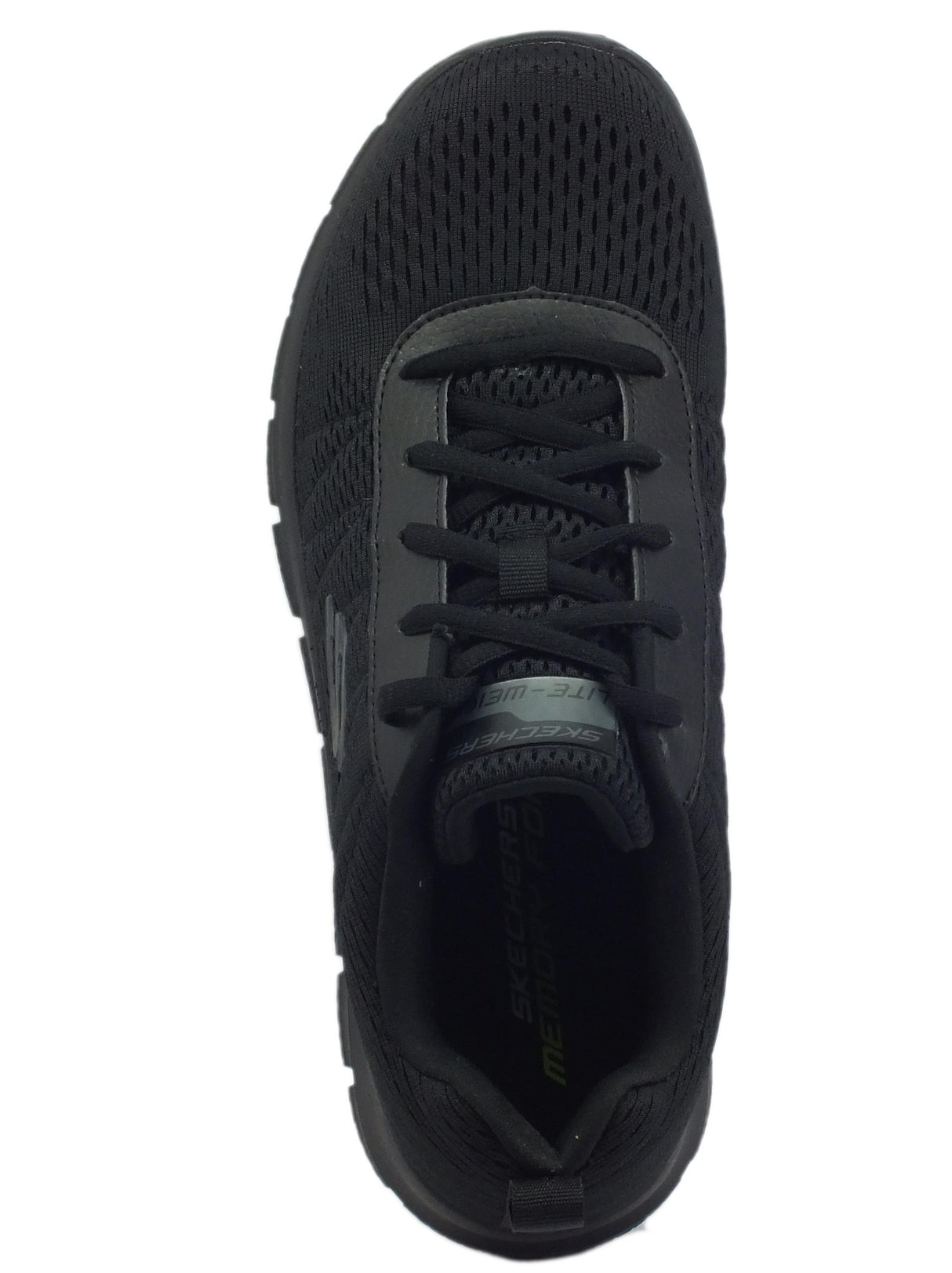 Skechers Skechers Sport 232081 Track Moulton Black Scarpe sportive per Uomo in tessuto nero Black