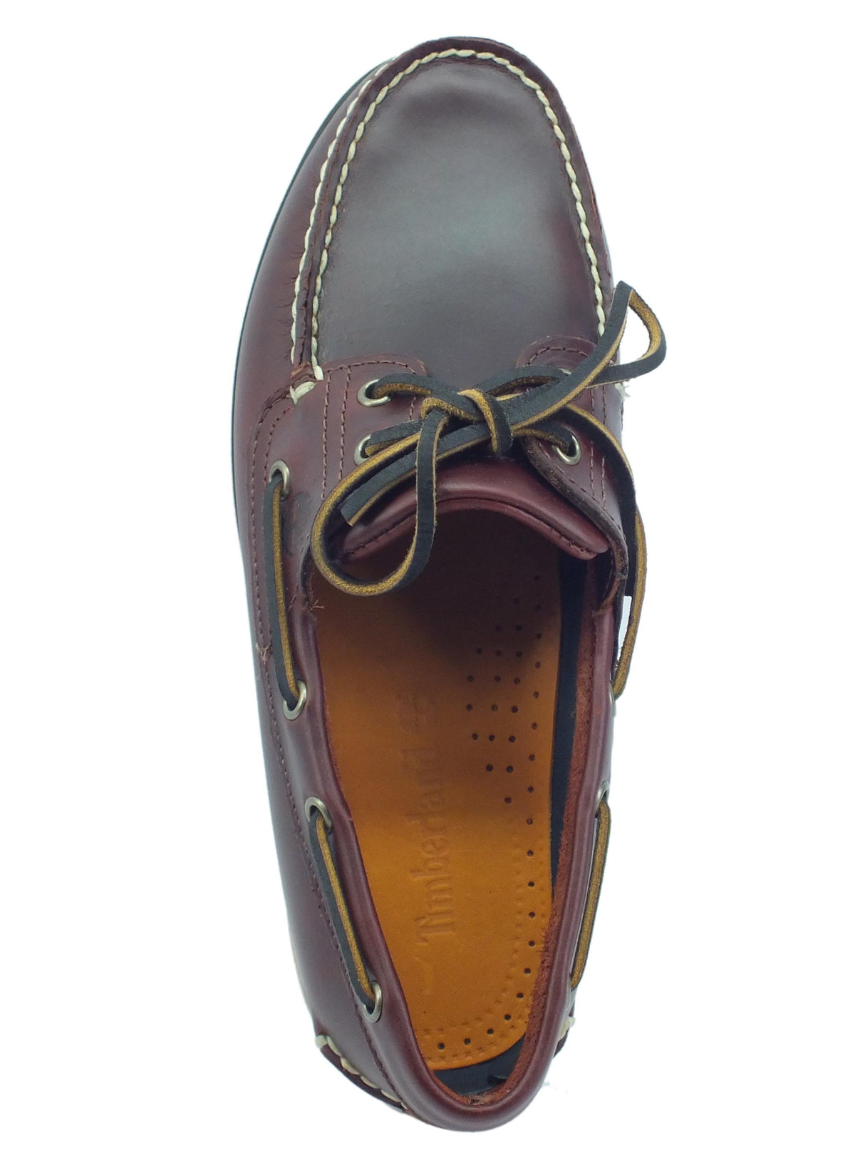 Timberland Timberland 025077 Classic Boat MF Brown Full Grain Scarpe modello barca per Uomo in pelle marrone Brown