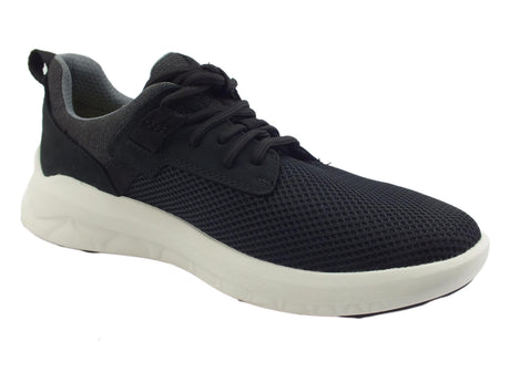 Timberland Timberland 0A2H8P Bradstreet Oxford Black Scarpe Sneakers per Uomo in tessuto nero