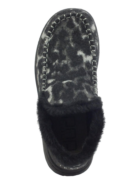 Hey Dude HeyDude Denny Marble Grey Mocassini per Donna in tessuto pile maculato Grey