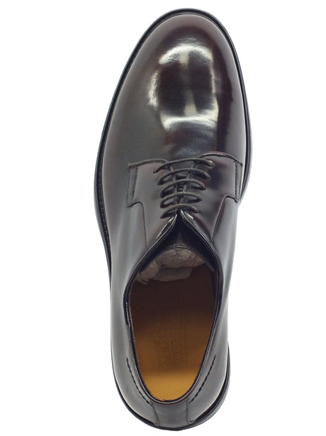 Mercanti Fiorentini Mercanti Fiorentini 08097 Abrasivato testa di moro Scarpe Eleganti per Uomo in pelle testa di moro