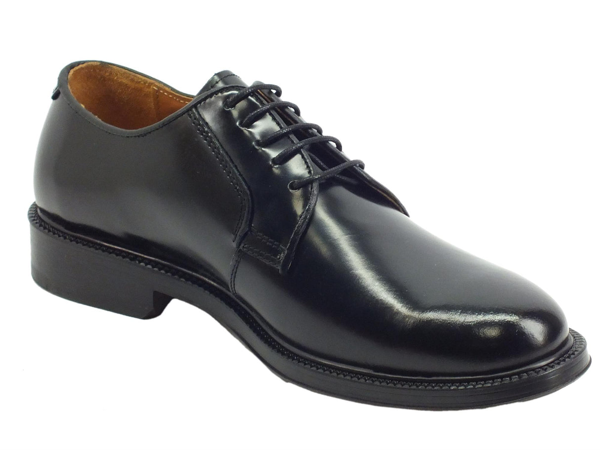 Franzini Franzini Torretta 10037 Splendor Nero Scarpe Eleganti da cerimonia per Uomo in pelle abrasivata Nero