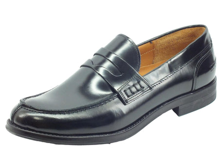 Franzini Franzini Gavi 80050 Splendor Nero Mocassini Eleganti per Uomo in pelle abrasivata Nero