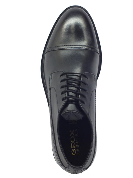 Geox Geox U024WB Black Scarpe eleganti da cerimonia per Uomo in pelle Black