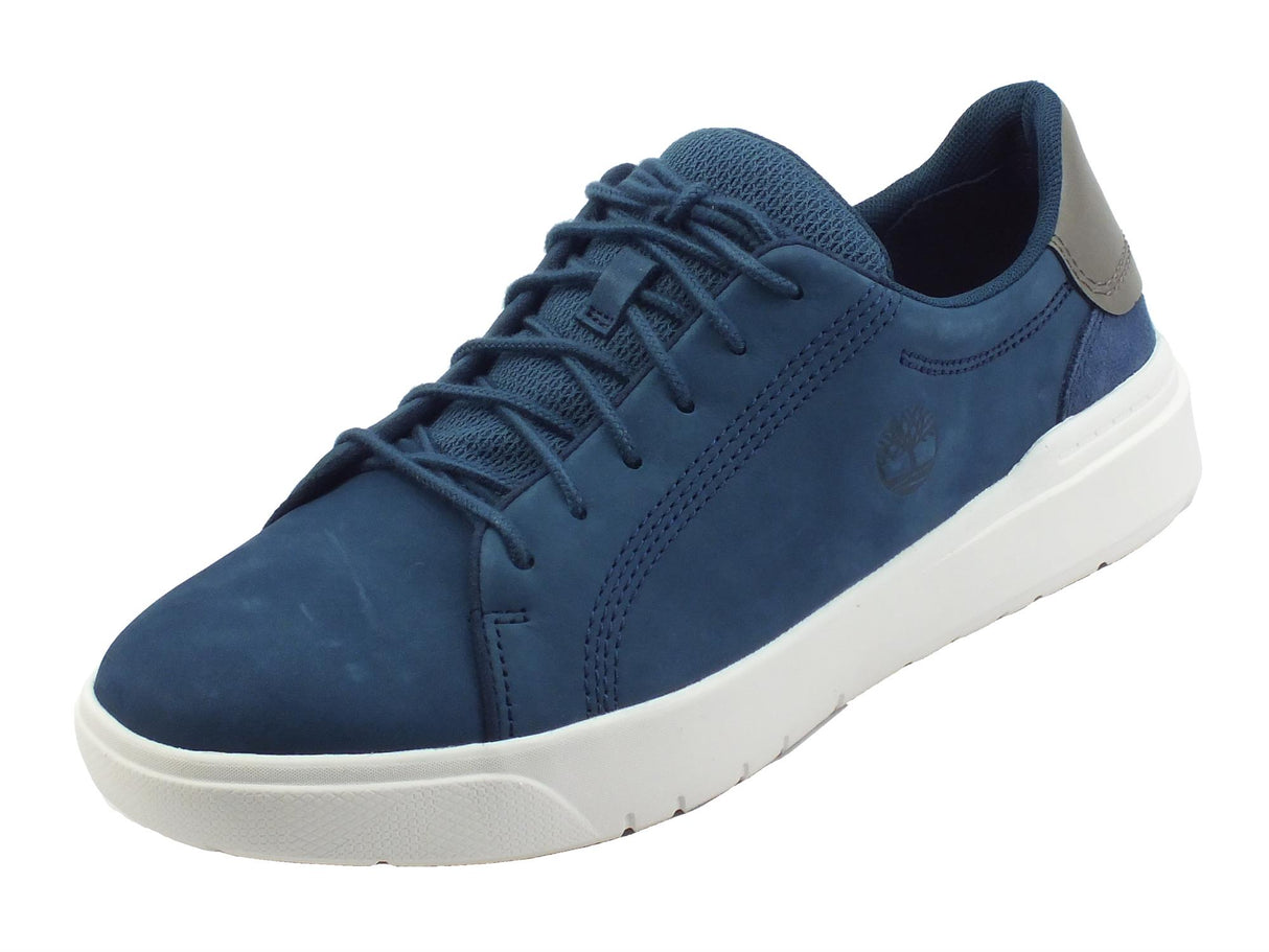 Timberland Timberland 0A292C Seneca Bay Oxford Dark Blue Scarpe per Uomo in nabuk e tessuto blu scuro