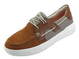 Timberland Timberland 0A2948 Seneca Bay Boat Rust Nubuck Scarpe per Uomo in nabuk e tessuto marrone