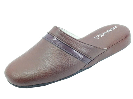Cinzia Soft Mauri Moda by Cinzia Soft IAO401 Marrone Pantofole per Uomo in pelle Marrone