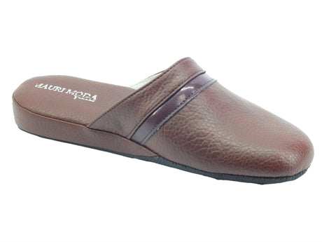 Cinzia Soft Mauri Moda by Cinzia Soft IAO401 Marrone Pantofole per Uomo in pelle Marrone