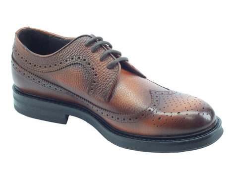 Mercanti Fiorentini Mercanti Fiorentini 07695 Poker Spray Castagna Scarpe Eleganti Classiche per Uomo in pelle Castagna