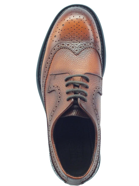 Mercanti Fiorentini Mercanti Fiorentini 07695 Poker Spray Castagna Scarpe Eleganti Classiche per Uomo in pelle Castagna