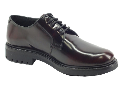 Franzini Franzini Sire 10037 Splendor Bordò Scarpe Eleganti da cerimonia per Uomo in pelle abrasivata Bordo