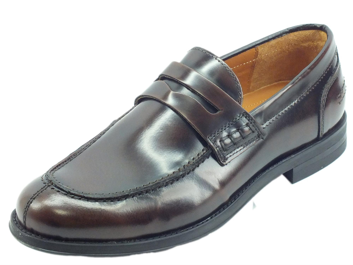 Franzini Franzini Gavi 80116 Splendor Brown Mocassini Eleganti per Uomo in pelle spazzolato marrone Brown