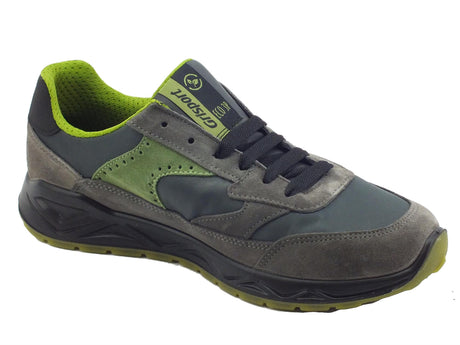 Grisport Grisport ECO2P 44201V38 Shork Vesuvio Scarpe Sportive per Uomo in nabuk e tessuto Vesuvio