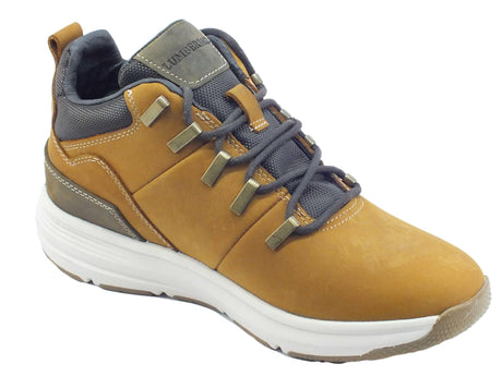 Lumberjack Lumberjack Gary SMF3701 Tan Yellow Scarponcini per Uomo in nabuk Tan Yellow