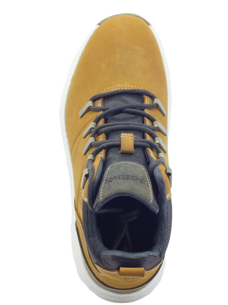 Lumberjack Lumberjack Gary SMF3701 Tan Yellow Scarponcini per Uomo in nabuk Tan Yellow