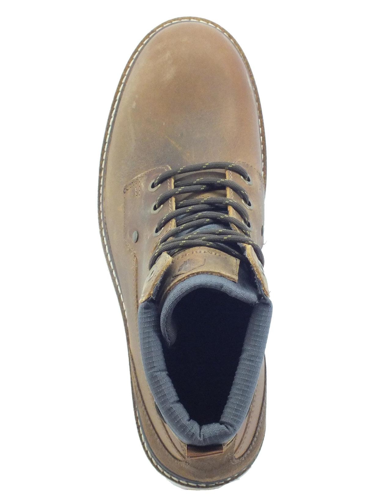 Lumberjack Lumberjack Aaron SM97301 Cognac Scarponcini per Uomo in pelle fondo roccia Cognac