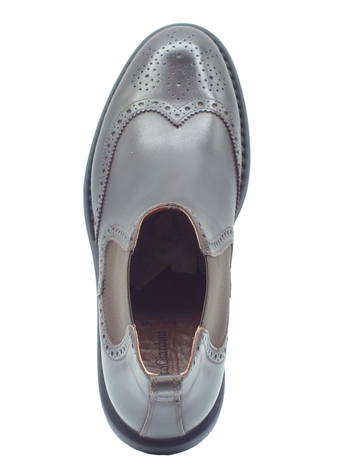 Nero Giardini NeroGiardini I303002UE Kenia Caffè Scarponcini Beatles per Uomo in pelle motivo duilio Kenia Caffè