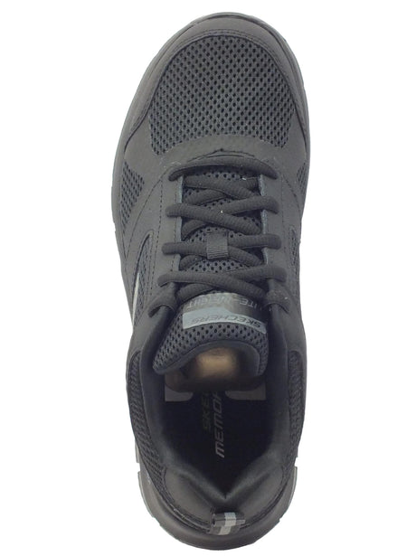 Skechers Skechers 232398 Syntac Black Scarpe Sportive per Uomo in tessuto con memory foam Black