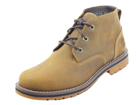Timberland Timberland 0A2NF3 Larchmont Waterproof Chukka Scarponcini per Uomo in nabuk giallone giallone