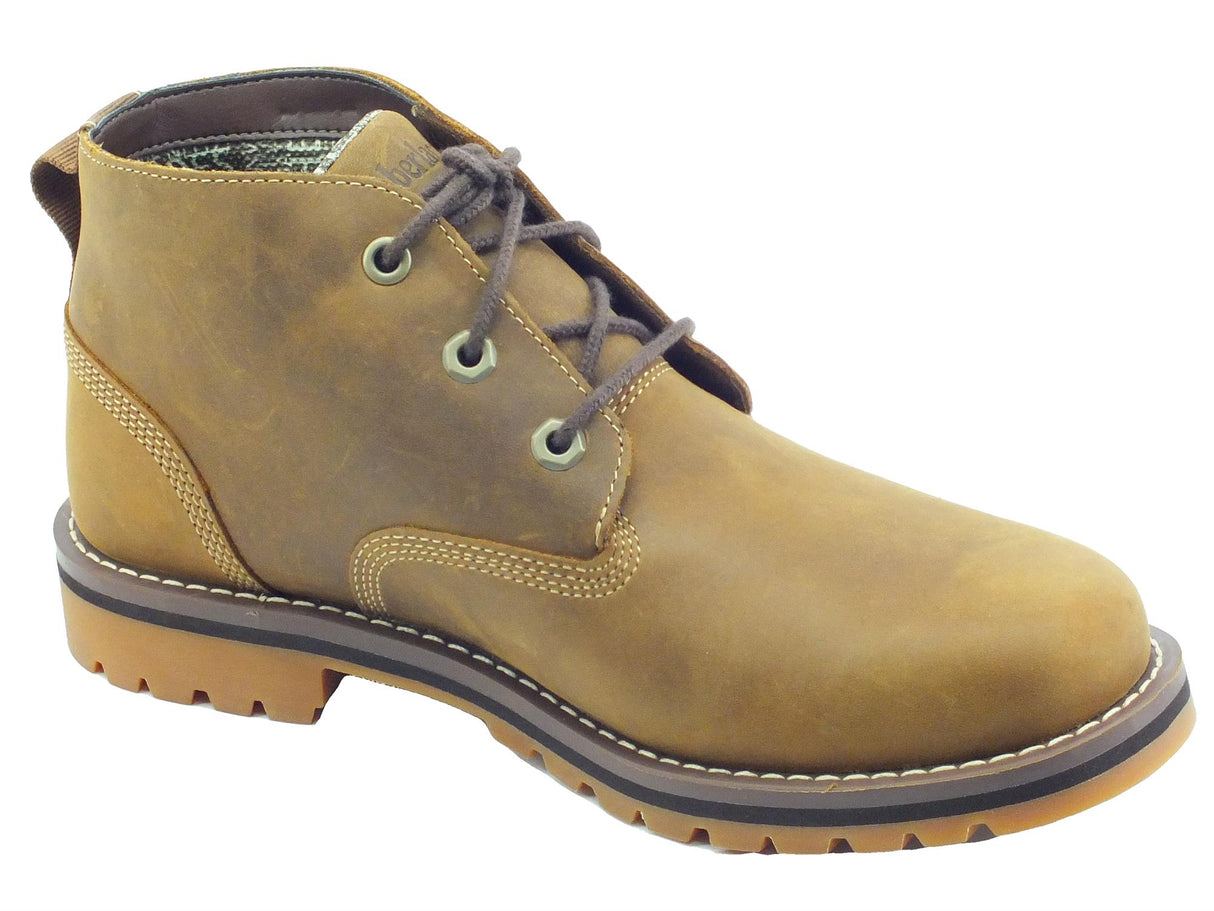 Timberland Timberland 0A2NF3 Larchmont Waterproof Chukka Scarponcini per Uomo in nabuk giallone giallone