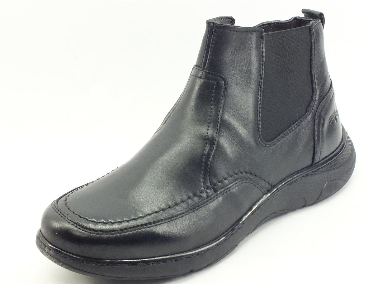 Zen Zen Air 578891 Nero Scarponcini per Uomo in pelle flex light eco friendly con lampo nero