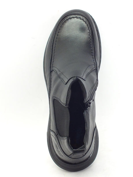 Zen Zen Air 578891 Nero Scarponcini per Uomo in pelle flex light eco friendly con lampo nero