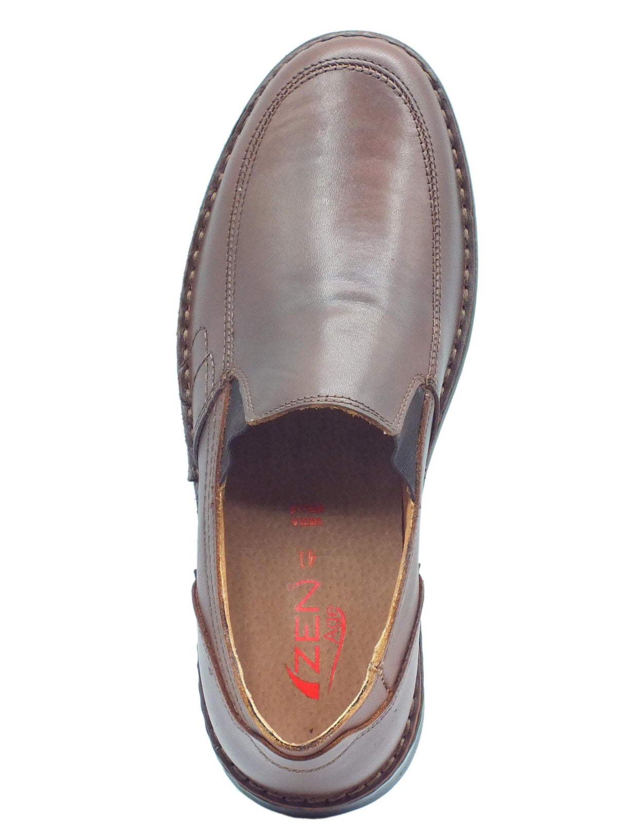 Zen Zen 678919 Tanganica Mocassini Confort per Uomo in pelle sottopiede estraibile Tanganica