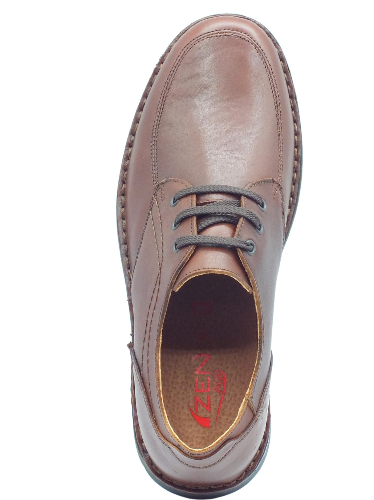 Zen Zen 678920 Tanganica Scarpe Confort per Uomo in pelle sottopiede estraibile Tanganica