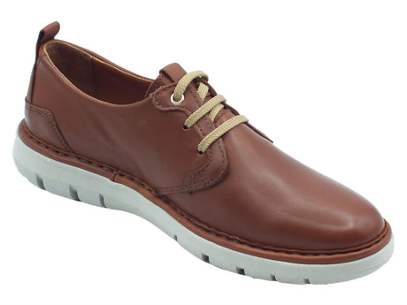 Zen Zen 678962 Turia Cuoio Scarpe Confort per Uomo in pelle marrone Cuoio