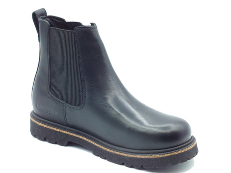 Birkenstock Birkenstock 1025764 Highwood Slip On Black Scarponcini Beatles per Uomo in pelle nera Black