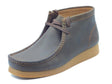 Clarks Clarks WallabeeEVO BT Beeswax Scarpe modello Ingegnere per Uomo in pelle ingrassata testa di moro