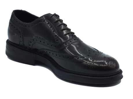 Mercanti Fiorentini Mercanti Fiorentini 05794 Abrasivato Testa di moro Scarpe Classiche Uomo pelle lacci motivo duilio Testa di moro