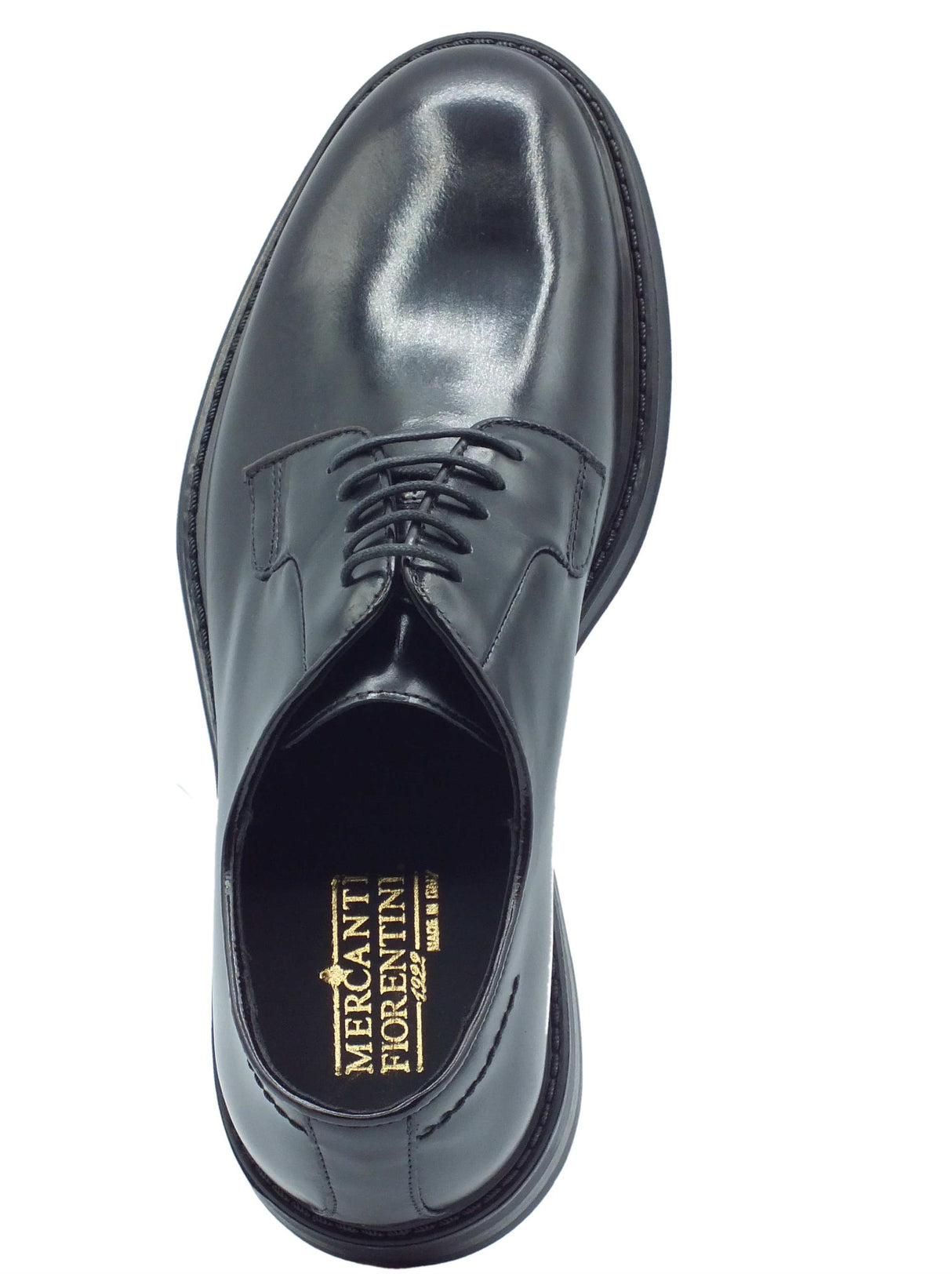 Mercanti Fiorentini Mercanti Fiorentini 08097 Abrasivato nero Scarpe Eleganti per Uomo in pelle nero