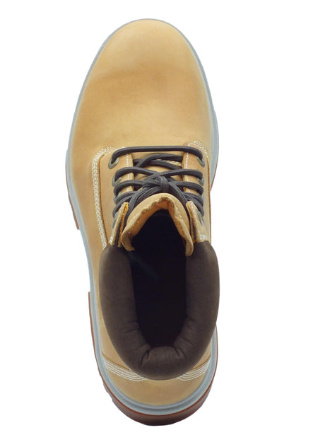 Timberland Timberland 0A5YKD Arbor Road Lace Up Wheat Full Grain Scarponcini Uomo modello in nabuk giallone Wheat Full Grain