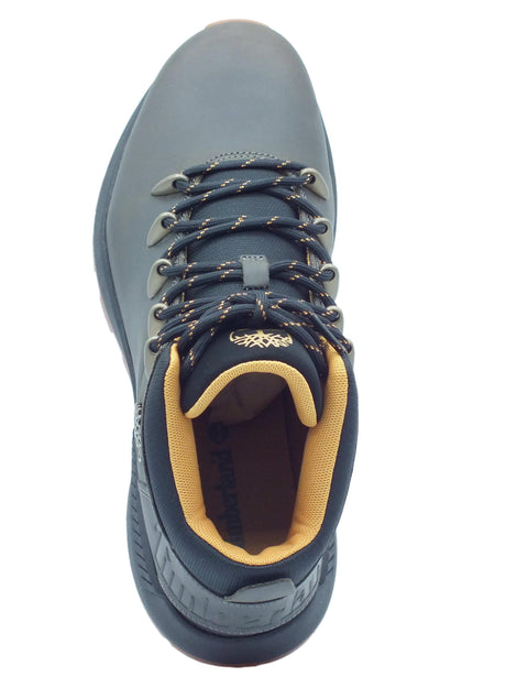 Timberland Timberland 0A657Z Sprint Trekker Mid Grey Regen Scarponcini per Uomo in pelle grigio scuro Grey