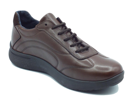 Zen Zen 779055 Brown Scarpe Spotive per Uomo in pelle marrone flex light eco friendly memory Marrone