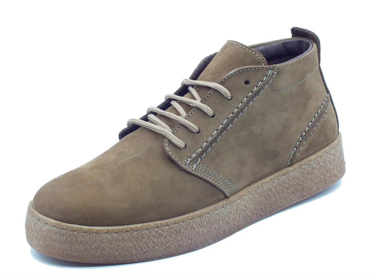 Zen Zen 779071 Castagno Scarponcini per Uomo in nabuk Castagno Toscano