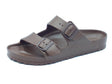 Birkenstock Birkenstock 1027328 Arizona Eva Roast Sandali per uomo in gomma con doppia fibia Roast
