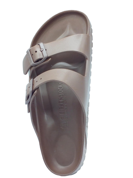 Birkenstock Birkenstock 1027328 Arizona Eva Roast Sandali per uomo in gomma con doppia fibia Roast