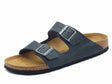 Birkenstock Birkenstock 0552113 Arizona BS Black Sandali per uomo in pelle con doppia fibia nero