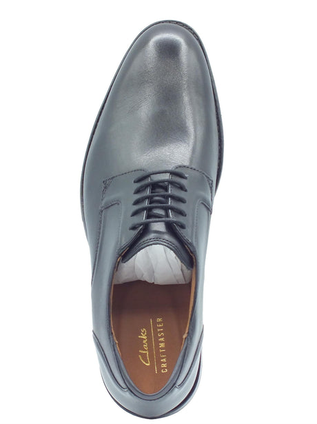 Clarks Clarks CraftArlo Lace Black Scarpe Eleganti per Uomo in pelle nera Black